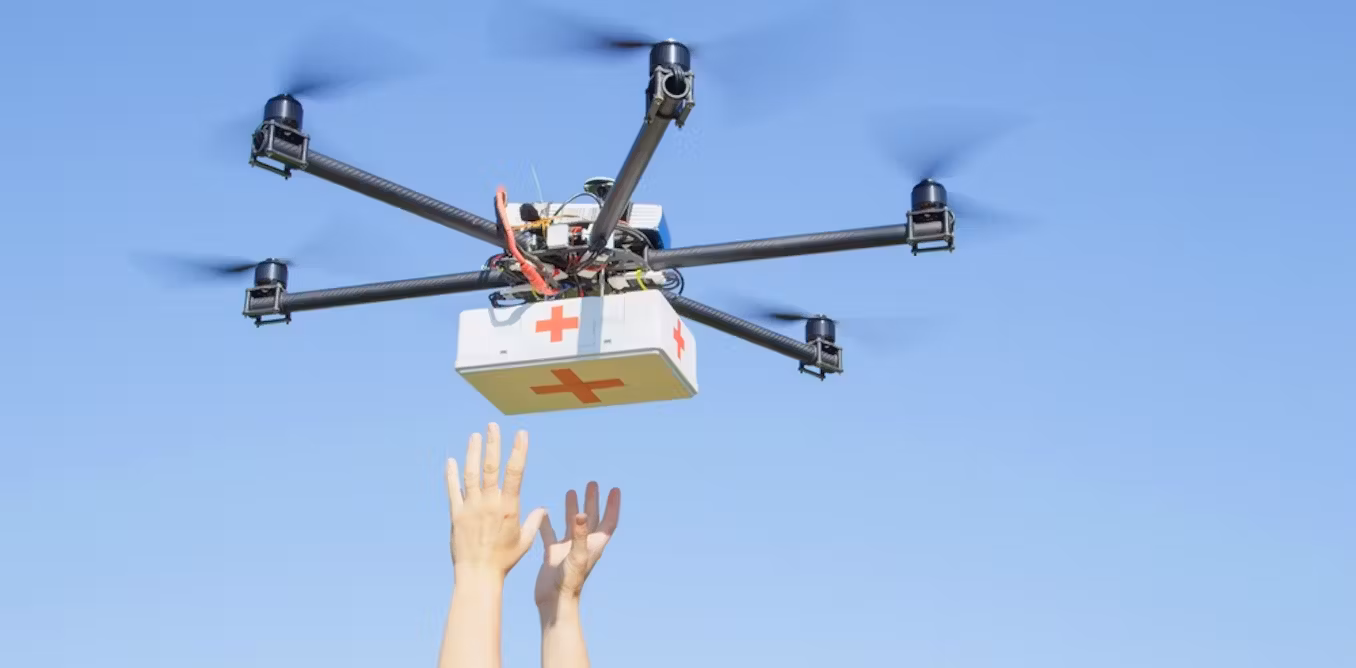 Your life could be saved by a drone that delivers medication.